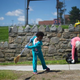 Kailah Johnson, a 5-year-old pre-K student home from school because of citywide closures, joined her mother in a neighborhood cleanup crew April 28, 2015, the morning after unrest over the death of Freddie Gray in Baltimore.
Mark Makela/Getty Images